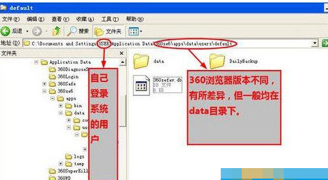 Win7系统下如何搜索360浏览器收藏夹路径?