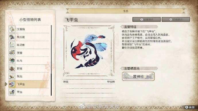 怪物猎人崛起怪物图鉴分享_怪物猎人崛起怪物图鉴列表