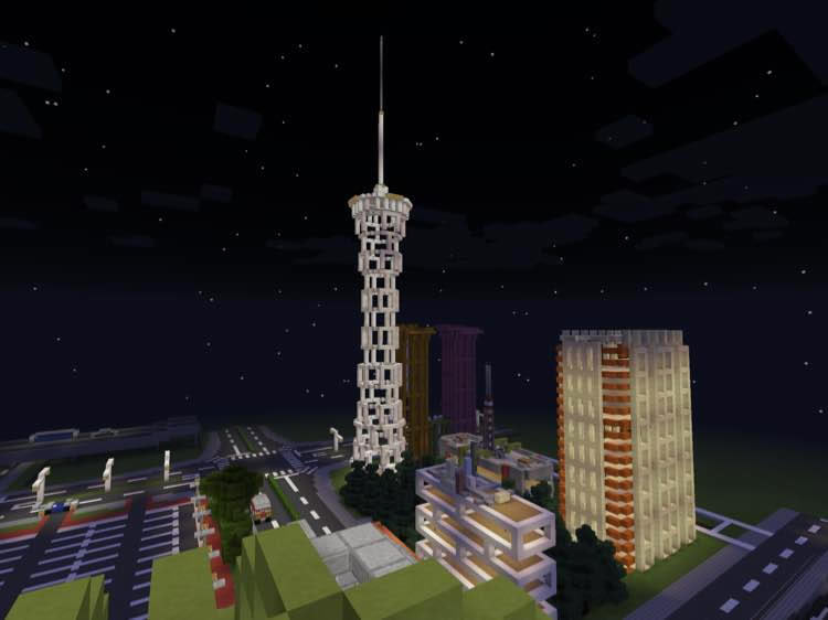 我的世界如何建造城市_我的世界城市建设模板图文详细攻略