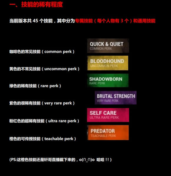 黎明杀机传授技能有什么用_黎明杀机传授技能作用详细解析