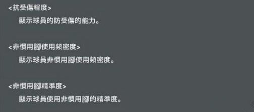 实况足球2016球员有哪一些属性_实况足球2016球员属性解析