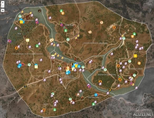 巫师3狂猎全物品收集地图_巫师3狂猎全收集地图攻略