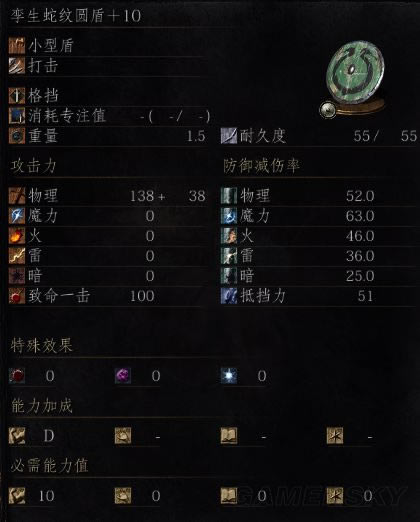 黑暗之魂3盾牌图鉴_黑暗之魂3全盾牌满级属性数据列表