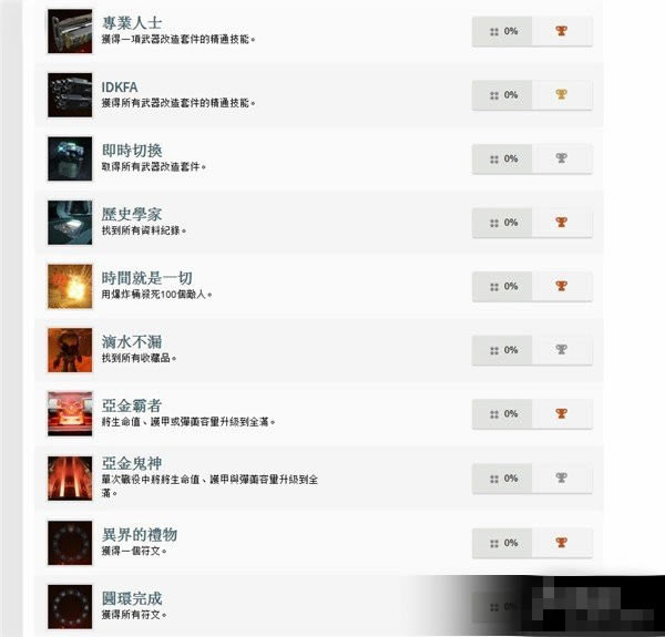毁灭战士4如何达成白金成就_毁灭战士4达成白金成就解锁条件