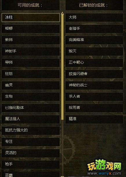 《范海辛的奇妙冒险》特殊成就天赋详细说明