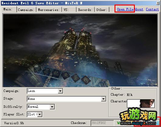 《生化危机6》存档更改器 使用手册