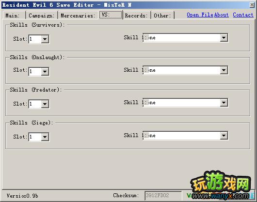 《生化危机6》存档更改器 使用手册