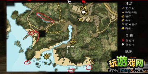 �����������������ĸ����ص���������ǹλ��