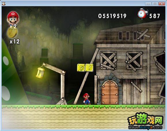 点击查看大图 《新超版永远的马里奥》3-7水上鬼屋图文详细攻略