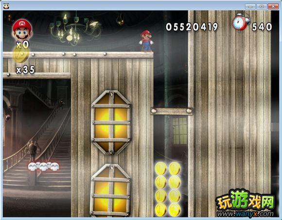 点击查看大图 《新超版永远的马里奥》3-7水上鬼屋图文详细攻略