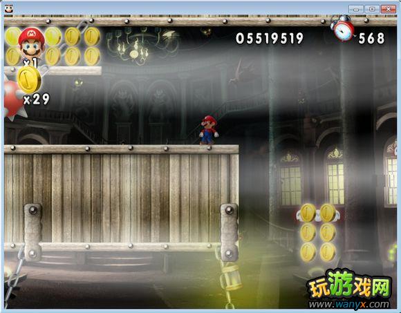 点击查看大图 《新超版永远的马里奥》3-7水上鬼屋图文详细攻略