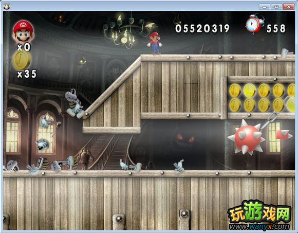 点击查看大图 《新超版永远的马里奥》3-7水上鬼屋图文详细攻略