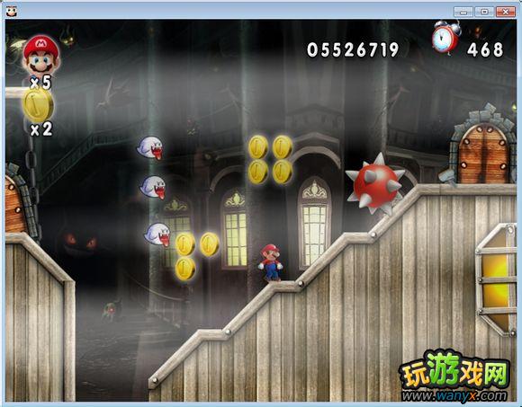 点击查看大图 《新超版永远的马里奥》3-7水上鬼屋图文详细攻略