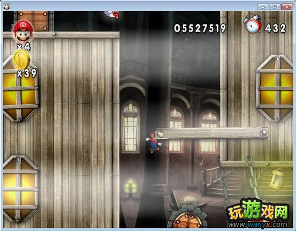 点击查看大图 《新超版永远的马里奥》3-7水上鬼屋图文详细攻略