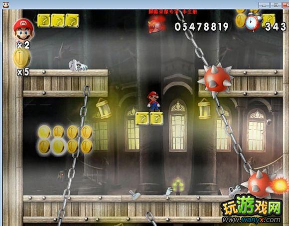 点击查看大图 《新超版永远的马里奥》3-7水上鬼屋图文详细攻略