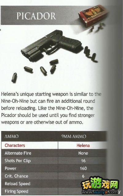 《生化危机6》官方武器介绍