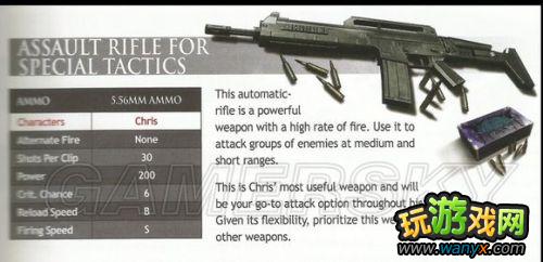 《生化危机6》官方武器介绍