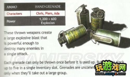 《生化危机6》官方武器介绍