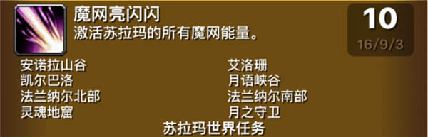 魔兽世界7.0苏拉玛魔网激活点在什么地方 苏拉玛魔网能量BUFF地点