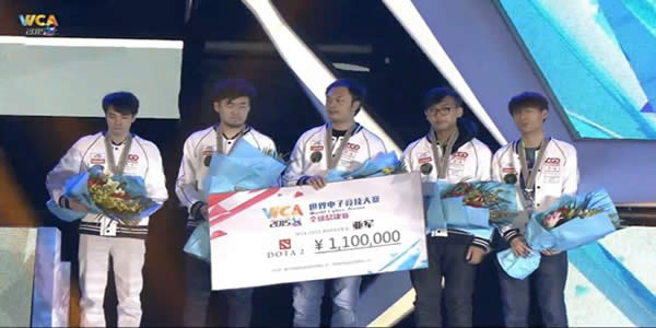 WCA2015总决赛dota2项目落幕 Alliance战队战胜LGD战队夺冠
