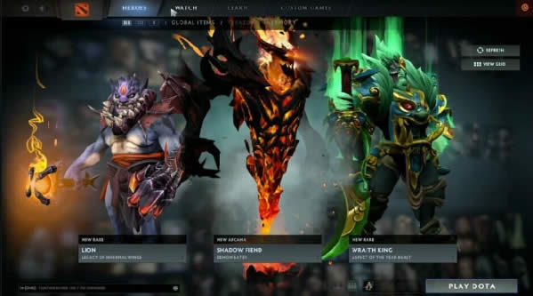dota2重生beta界面大改版 完全不一样的dota2