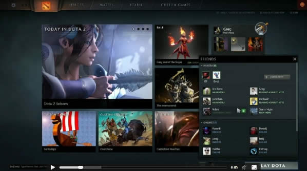 dota2重生beta界面大改版 完全不一样的dota2