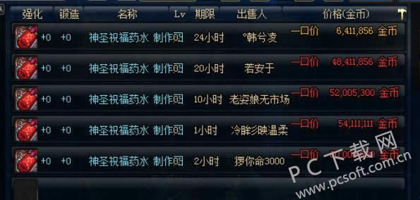 dnf复活药水叫什么?