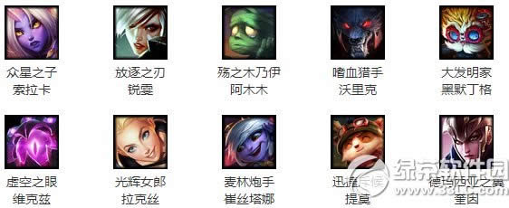 lol5月13日周免英雄2016 lol5.13周免英雄列表