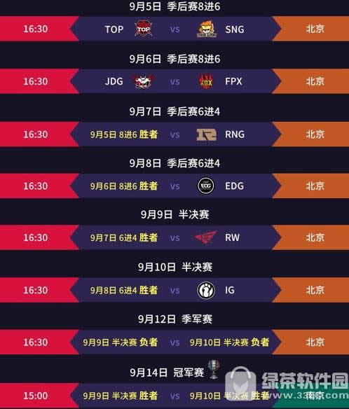 2018lpl英雄联盟职业联赛夏季赛季后赛开始时间 2018lpl夏季赛季后赛赛程