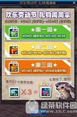 dnf欢乐劳动节活动 礼物周周拿