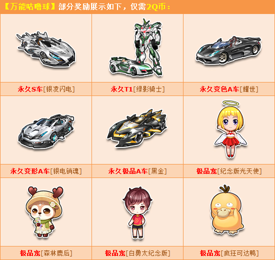 QQ飞车万能咕噜球11月更新活动内容_QQ飞车万能咕噜球11月更新活动详情