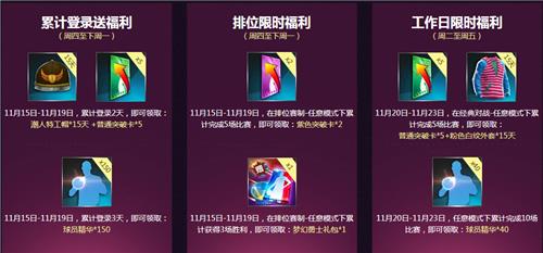 NBA2KOL十一月周周礼活动地址_NBA2KOL十一月周周礼活动内容奖励