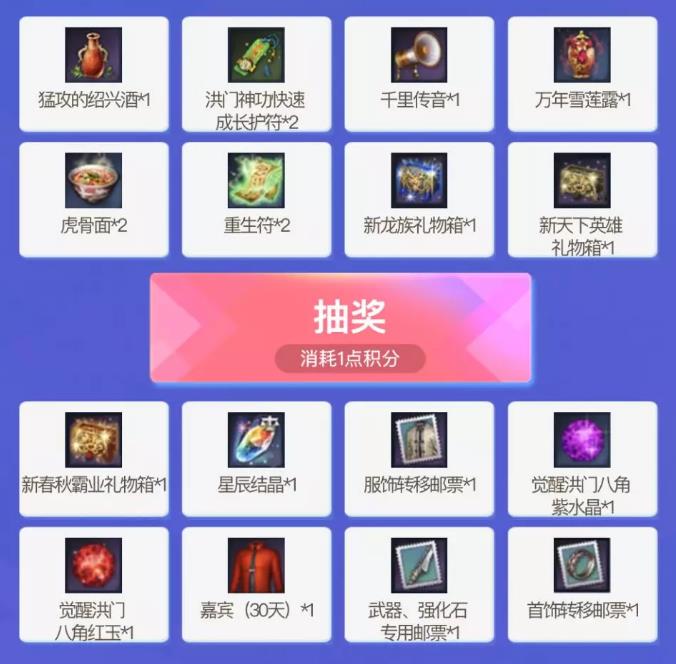 剑灵感谢有你神龙商店活动地址_剑灵感谢有你神龙商店活动内容奖励
