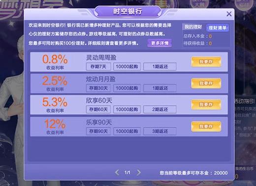 QQ炫舞点券时空银行如何玩_QQ炫舞点券时空银行玩法攻略