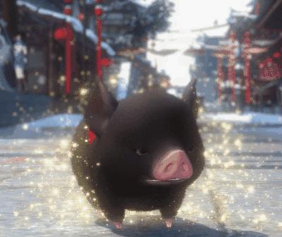 逆水寒2019春节小黑猪亨亨图文展示_逆水寒2019春节小黑猪亨亨如何