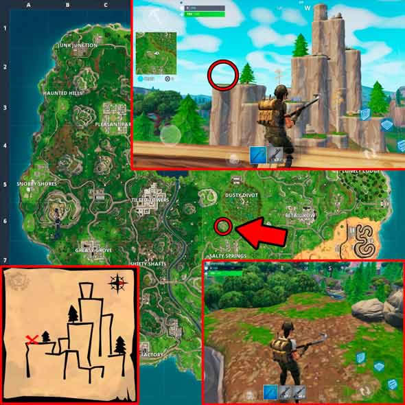 堡垒之夜矿井藏宝图在什么地方 堡垒之夜矿井藏宝图具体位置介绍