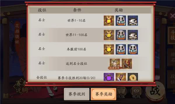 阴阳师斗技赛季什么时候打开 阴阳师斗技赛季有什么奖励