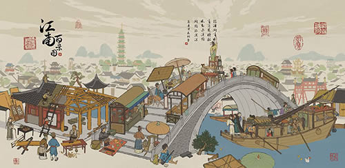 江南百景图苏州运输如何开 苏州船运玩法介绍
