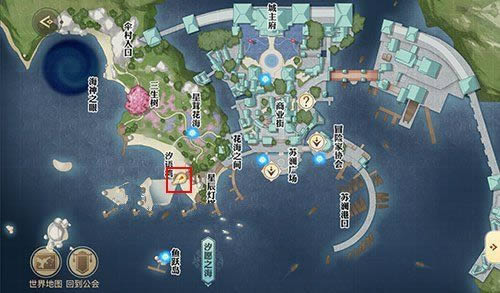 天谕手游海上寻宝位置在什么地方 天谕手游海上寻宝位置攻略