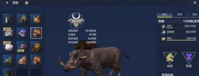 妄想山海坐骑大全 有哪一些坐骑