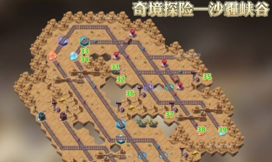 剑与远征沙霾峡谷么过 沙霾峡谷通过路线图列表