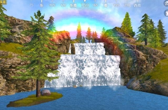 与平精英山谷彩虹瀑布在什么地方找_与平精英山谷彩虹瀑布位置图文列表