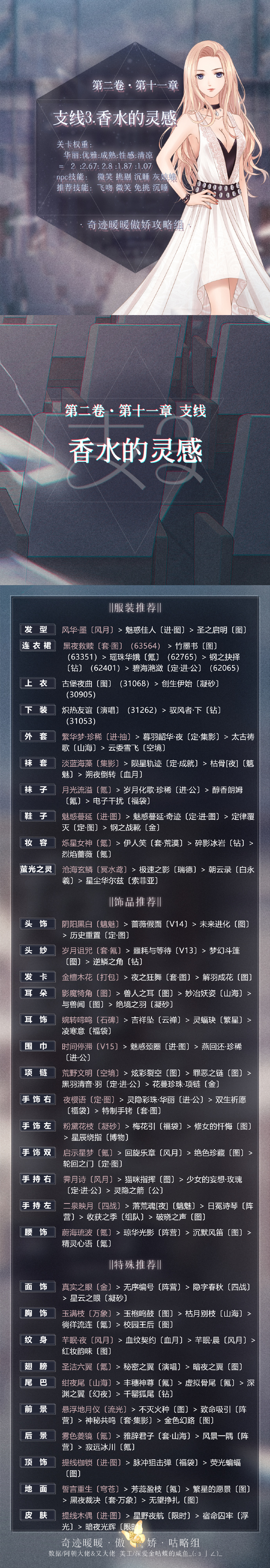 奇迹暖暖第二卷第十一章支线三如何搭配_奇迹暖暖第二卷第十一章支线三高分搭配攻略