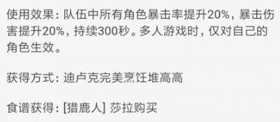 原神角色特殊烹饪效果是什么_原神手游角色特殊烹饪效果详细说明
