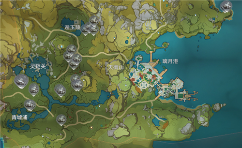 原神白铁块位置分布图详细说明_原神手游白铁块位置分布图是什么