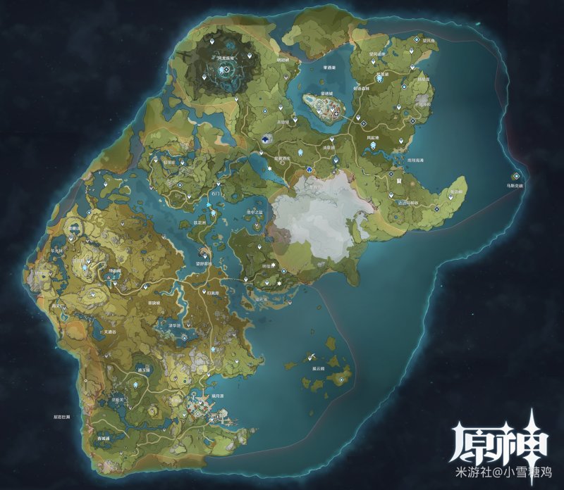 原神地图有多大_原神手游地图内容详细说明