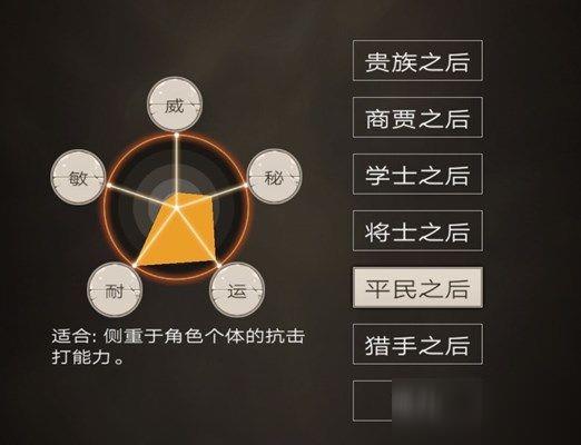 不朽之旅平民之后选择什么职业好_不朽之旅平民之后选择方式攻略