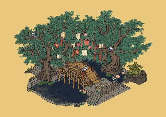 江南百景图鹊桥星河建筑如何_江南百景图鹊桥星河建筑图文展示