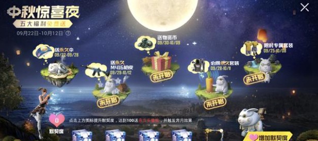 与平精英2020中秋节活动内容奖励_与平精英手游2020中秋节活动大全