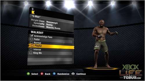 《EA运动:综合格斗》生涯模式介绍